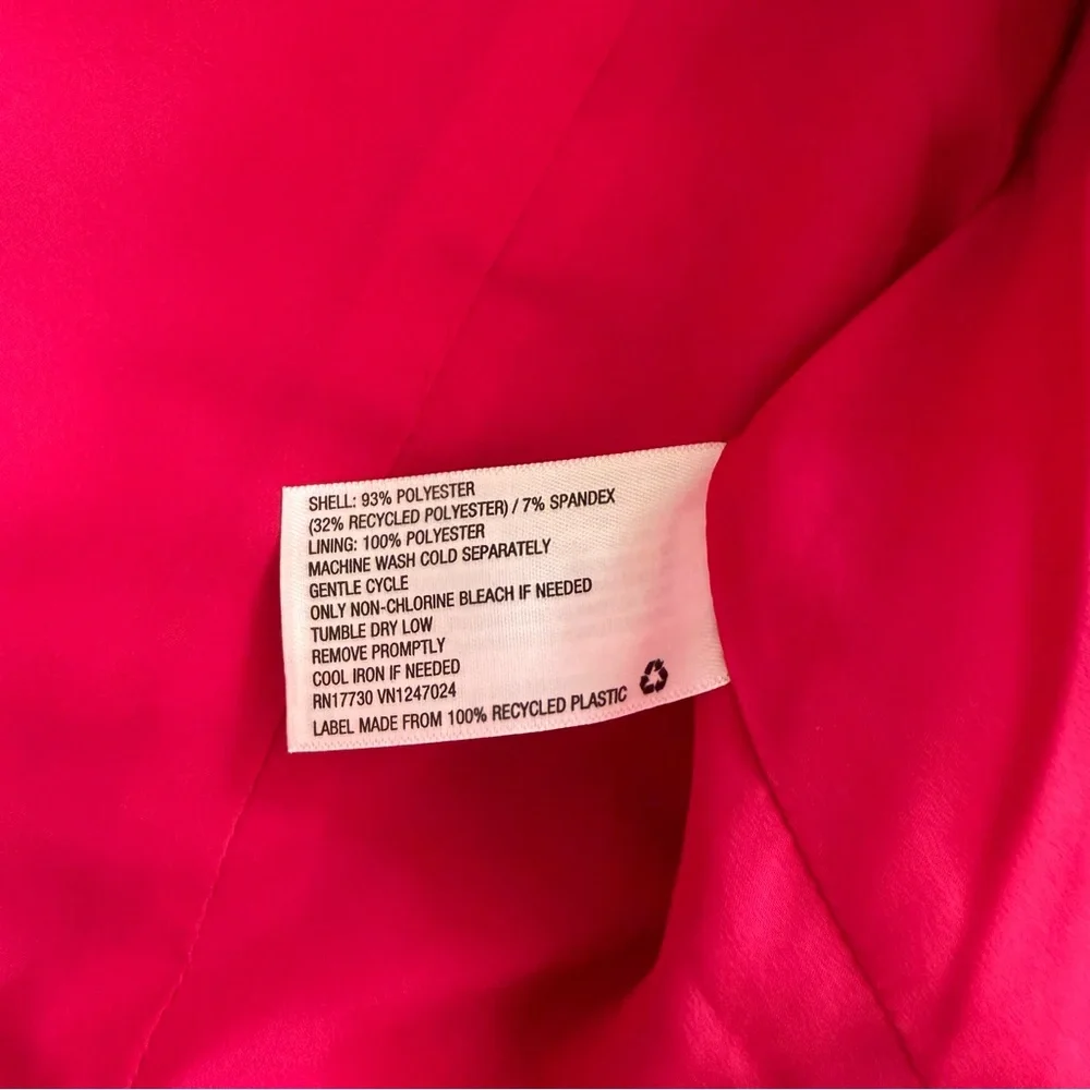 Sergio Hudson × Target Fuschia Pink Cropped Boxy Blazer Jacket Formal Party - Picture 6 of 10